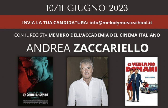 WORKSHOP CON IL REGISTA ANDREA ZACCARIELLO