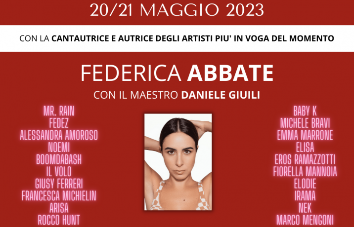 WORKSHOP CON L'AUTRICE: FEDERICA ABBATE